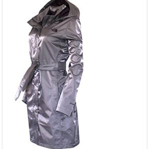 North face trench raincoat